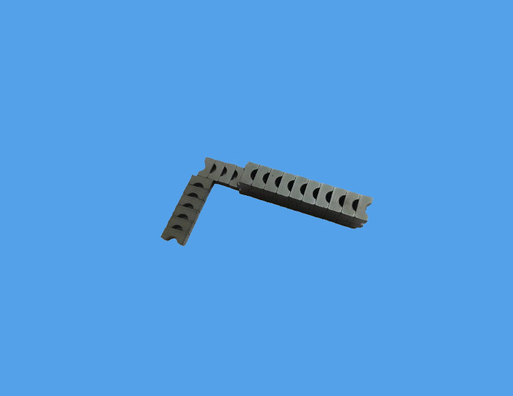 U形凹槽切割铁氧体磁块用于电磁阀 10x3x4.9mm