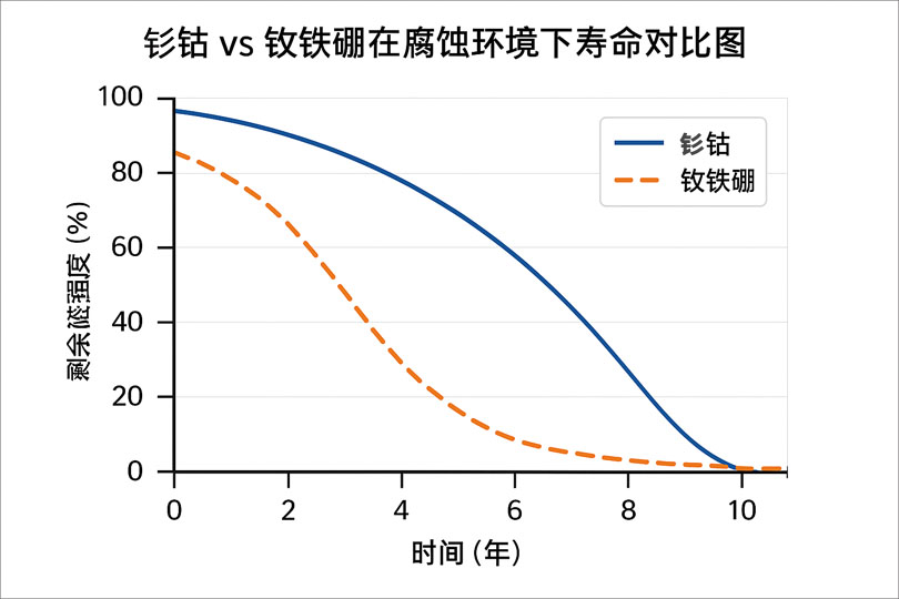 钐钴磁铁会生锈吗？如果生锈是否影响性能？